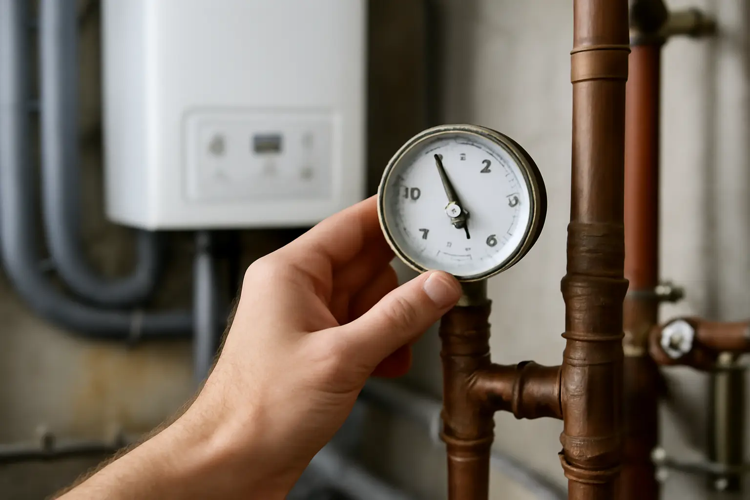 Давление в системе отопления частного дома с газовым котлом
