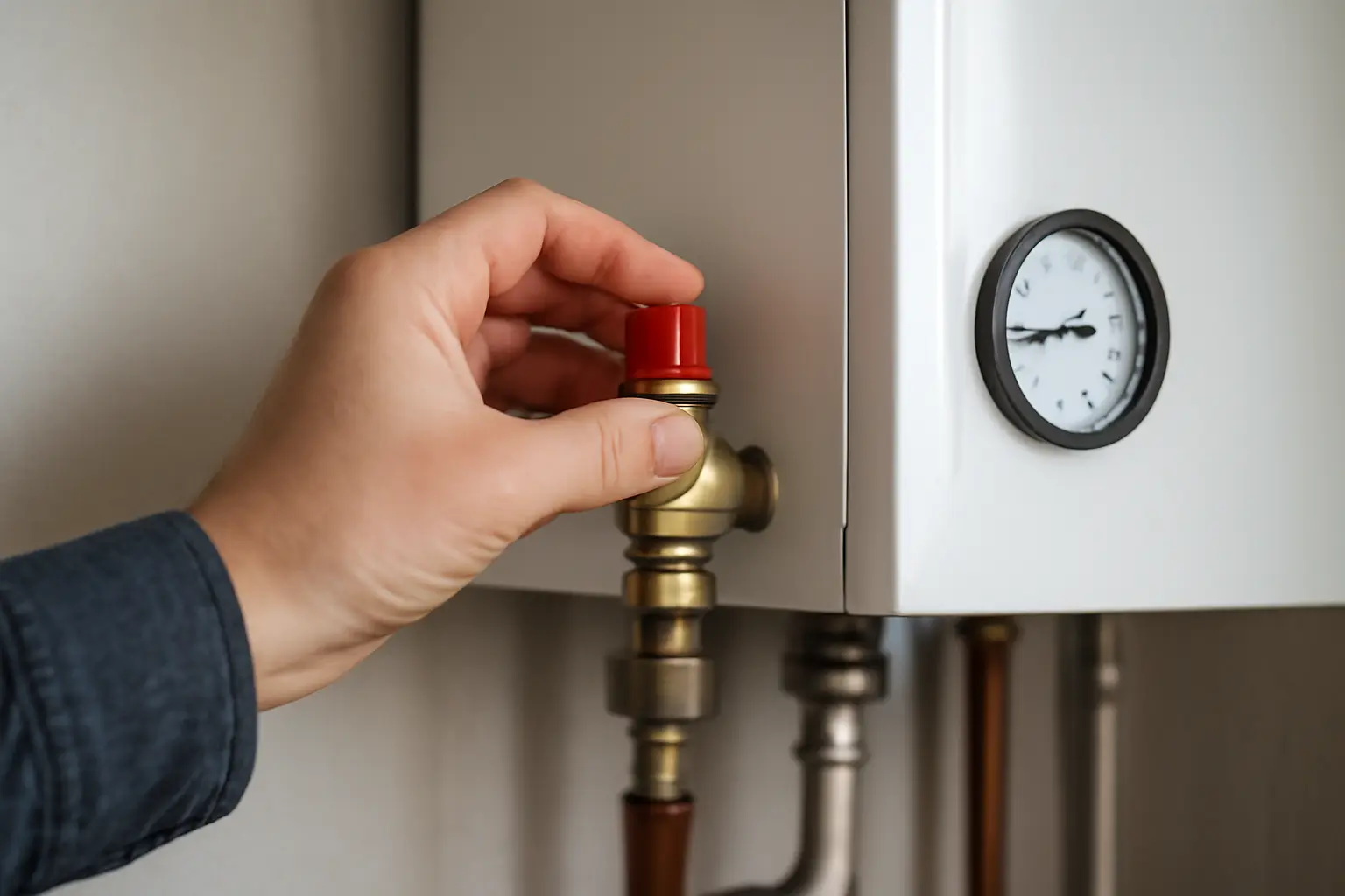 Как понизить давление в котле Baxi