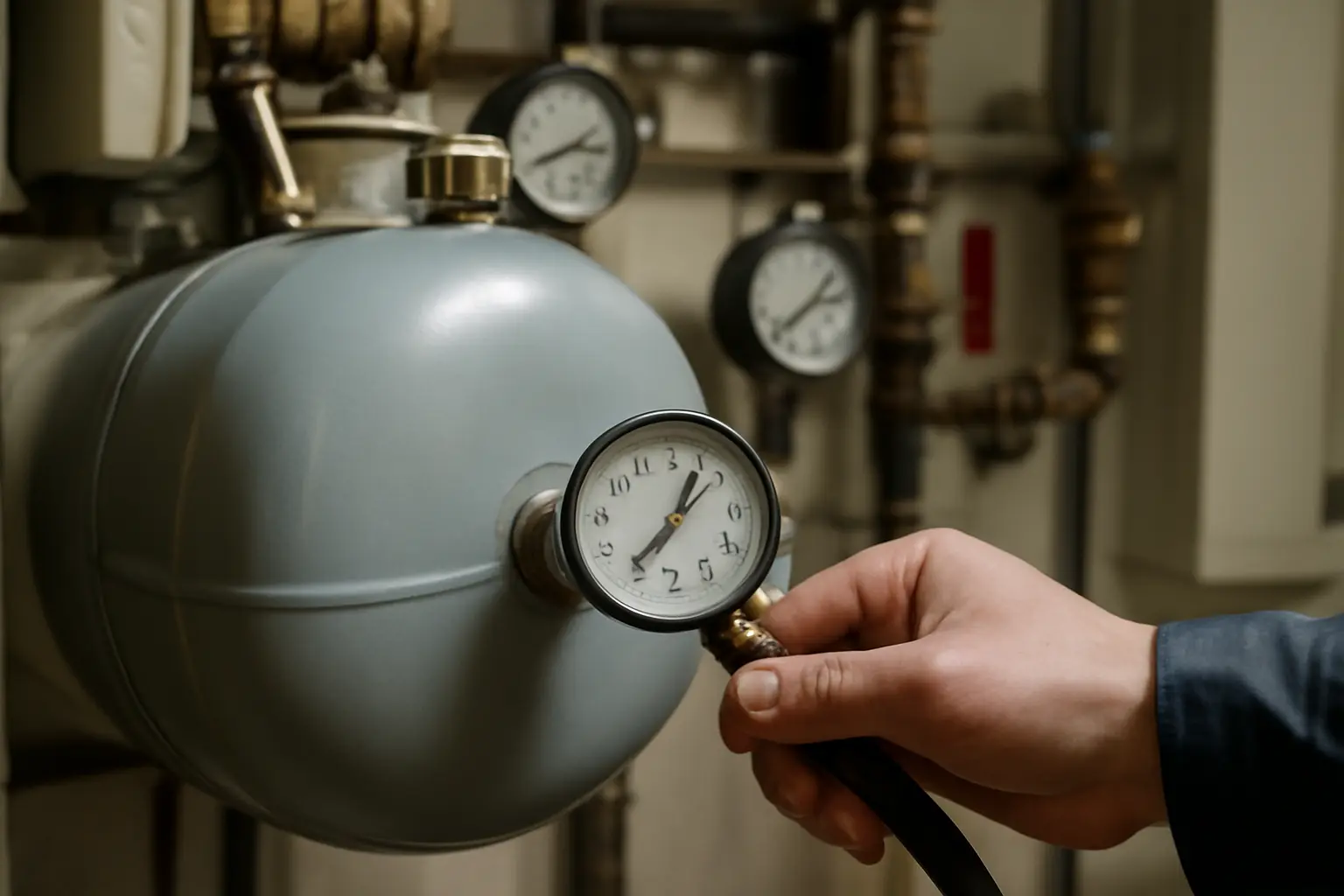 Как накачать воздух в расширительный бак газового котла