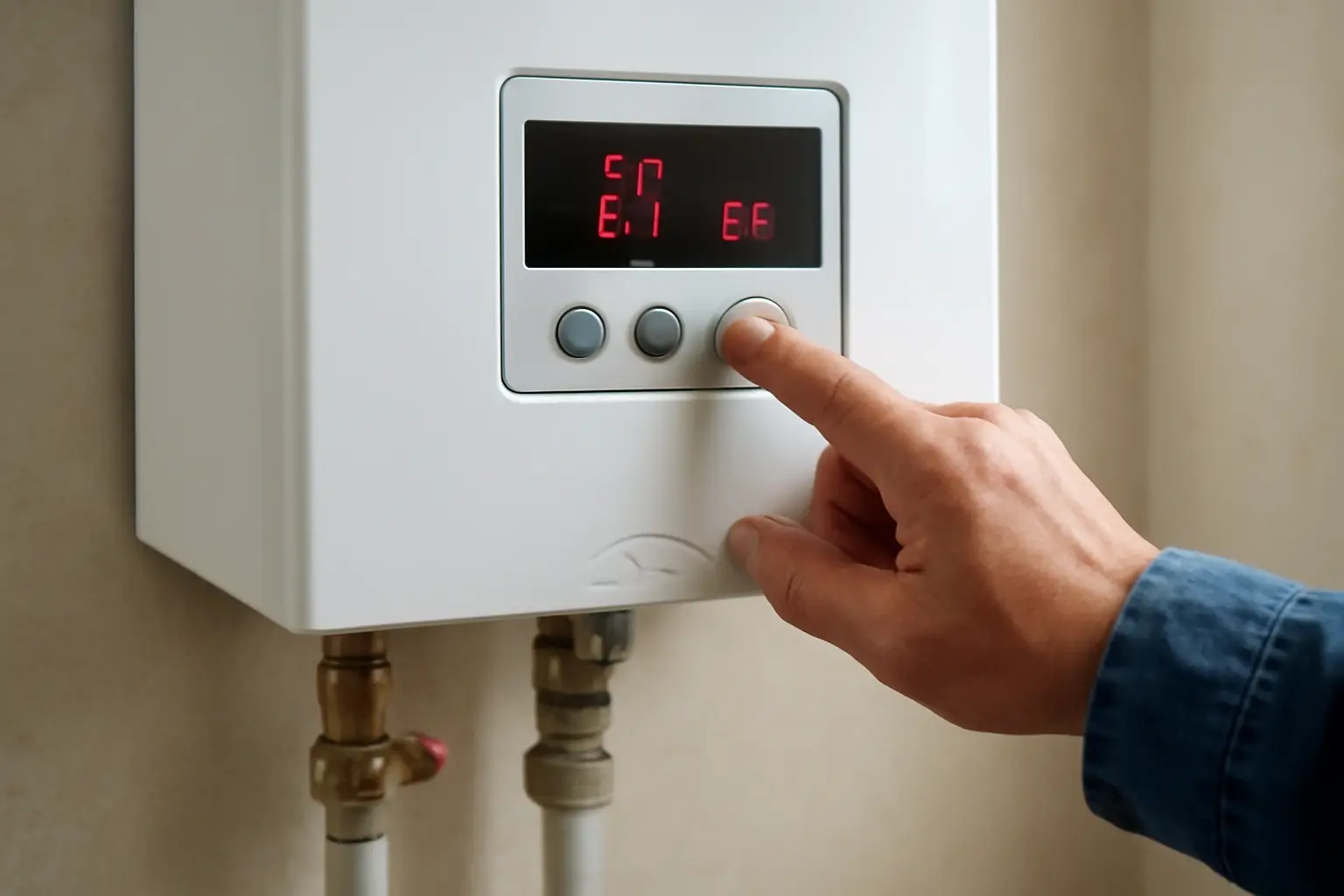 Сброс ошибки на котле Baxi Luna 3: кнопка Reset и порядок действий