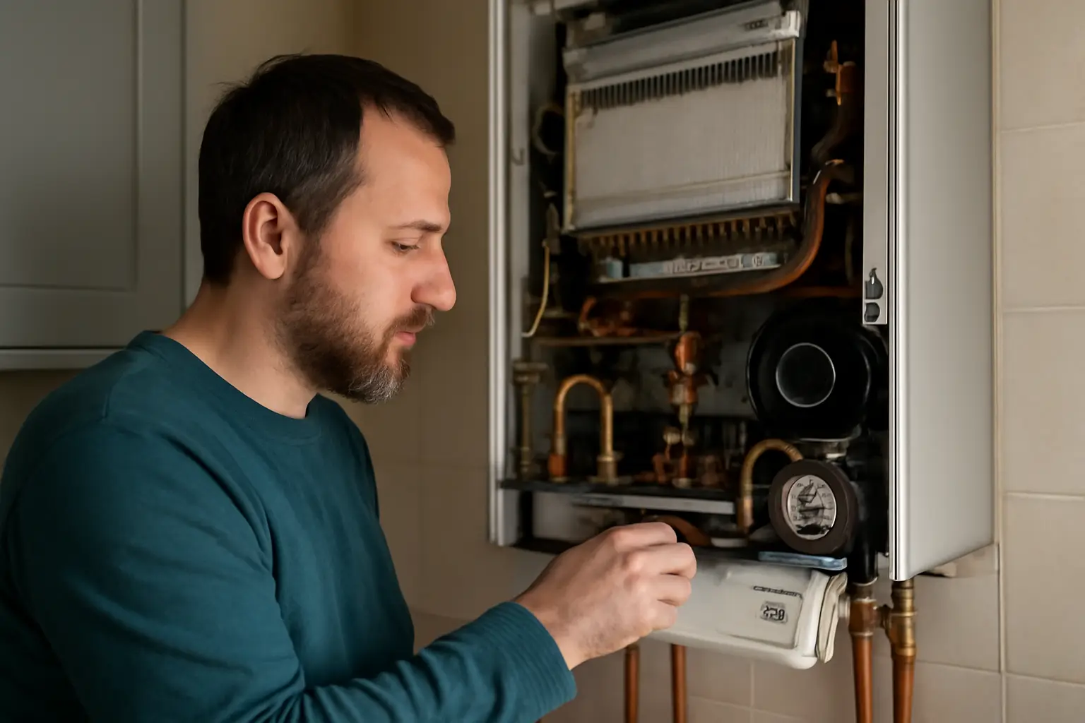 Как устроен двухконтурный газовый котел настенный