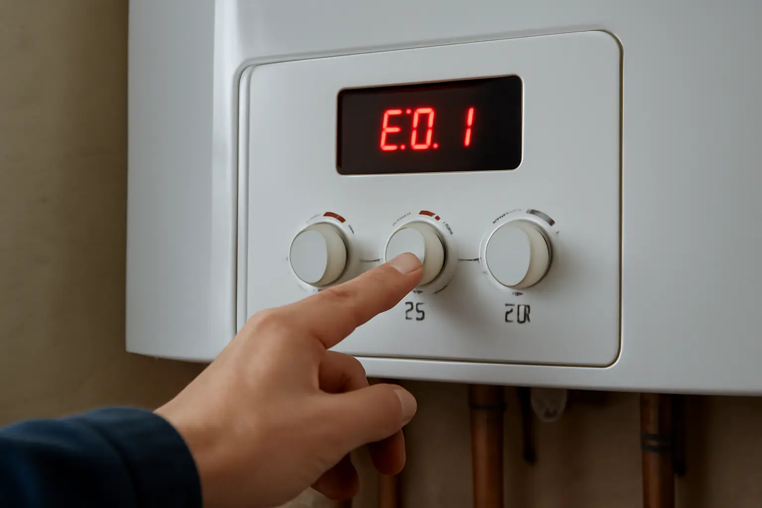 Ошибка E01 на котле Baxi: причины и устранение