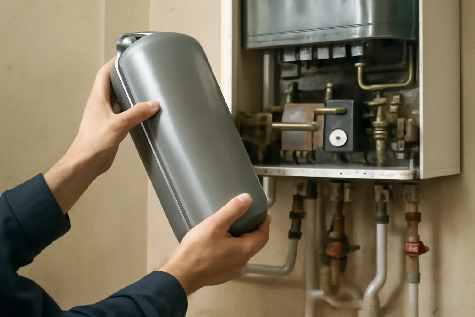 Замена расширительного бачка в котле Baxi: когда и как